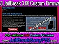 PS3 Jailbreak 3.66-JB PUP