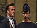 Royal Wedding Raw Video: Beckhams arrive