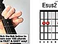 Esus2 - How To Play Suspended Guitar Chords Lesson