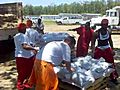 Raw Video: Crews Fill Sandbags In Morgan City