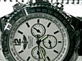 Breitling White Dial Stick Marker Chronograph Steel Bezel Bracel