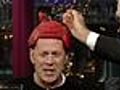 Letterman come a peruca de carne de Bruce Willis