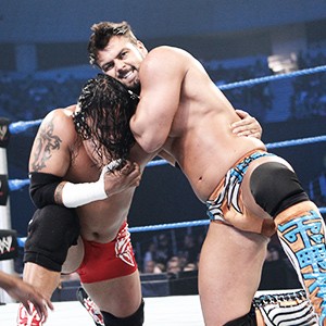 SmackDown: The Usos vs. Justin Gabriel &amp; Heath Slater