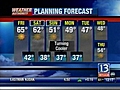 VIDEO: 13WHAM Weather Authority Midday Forecast &amp;#8212; 04/17/09