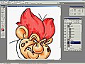 cartoon style coloring and painting in photoshop - part #3