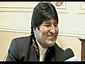 Evo Morales en exclusiva