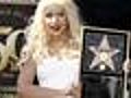 Aguilera Honored With Hollywood Star