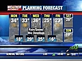 VIDEO: 13WHAM Weather Authority Morning Forecast -- 01/05/09