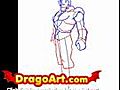 How to draw Android 16,  step by step