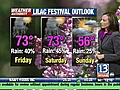 VIDEO: 13WHAM Weather Authority Midday Forecast &#8212; 05-07-09