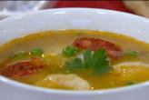 Una sopa de paella al estilo &#039;Delicioso&#039;