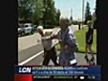 2 Old Men Fight While TV Reporter Tries To Interview Them!!