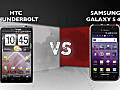 HTC Thunderbolt vs. Samsung Galaxy S 4G