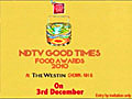 Promo: NDTV Good Times Food Awards