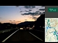 名神高速〜京滋バイパスを夕焼けを見ながら走ってみた