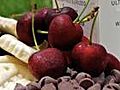 Whiskey Braised Cherries- Happy 4th of July!