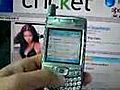 Verizon Treo 700W Flashed to Cricket with Working Web