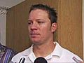 Sox SP Jake Peavy reacts to first spring training outing