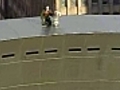 Don’t look down: Light bulb change atop the Gateway Arch