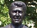 Watch                                     Reagan statue unveiled in London