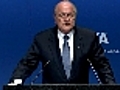 Blatter blasts reporters