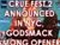 Motley Crue,  Godsmack, Theory Of A Deadman Set For Cruefest 2