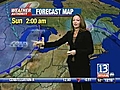 VIDEO: 13WHAM Weather Authority Midday Forecast -- 10/24/08