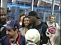 Terrell Owens Arrives at the Buffalo Airport