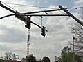 RAW VIDEO: Truck Hits Pole,  Stops Traffic