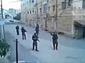 Israeli soldiers dancing on duty