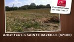 Vente - terrain - SAINTE BAZEILLE (47180)  - 40 000€
