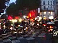 motorbike parade in paris