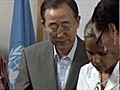 Ban Ki-moon llega a Puerto Príncipe y propone a la UE misión especial