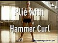 Plie With Hammer Curl