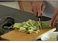 Italian Recipes - Preparing the Cucumber for Panzanella