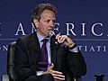 Geithner says staying on the job