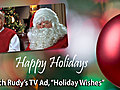 Rudy Giuliani Holiday TV Ad 