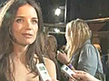 Katie Holmes and Tom Cruise at Kennedys premiere