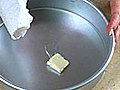 Preparing a Cake Pan