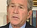 Bush Caught In Economic Headlights