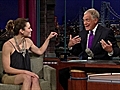 Letterman - Jessica Biel’s Kiss-Me-Cam and Crumpets