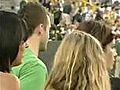 Justin Timberlake & Jessica Biel At The Packers/Bears Game