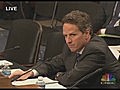 Geithner on Derivatives (CNBC)