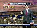 VIDEO: 13WHAM Weather Authority Morning Forecast -- 1/2/2009