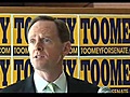 Senate hopeful Pat Toomey’s remarks about the President&#039;s visit of  to Lehigh Valley.