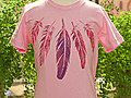 Feather-Printed T-Shirt