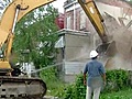 Demolition of vacant McCabe Avenue rowhouse