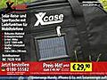 X-Case Solar-Reise- und Sporttasche mit Ladefunktion für Mobiltelefone