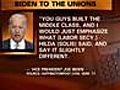 Biden stands up for labor