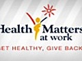 Health Matters At Work Podcast Launch